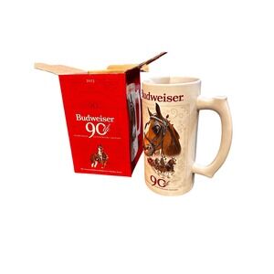 Budweiser 2023 90th Anniversary Clydesdale Stein Limited Edition Collectible